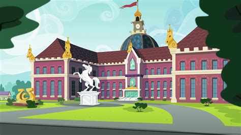 Image Canterlot High School Front Exterior Eg3png My Little Pony