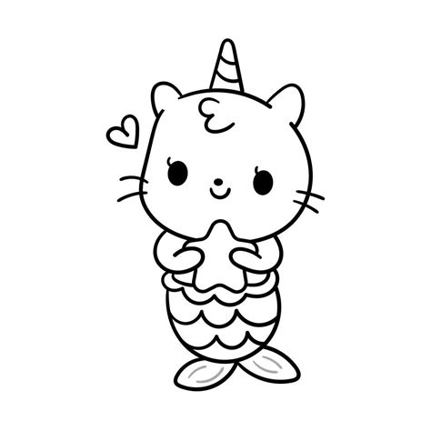 Unicorn Kitty Cat Coloring Pages - Kathleen Brown's Toddler Worksheets