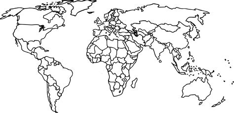 29 Map Of The World Drawing Maps Database Source