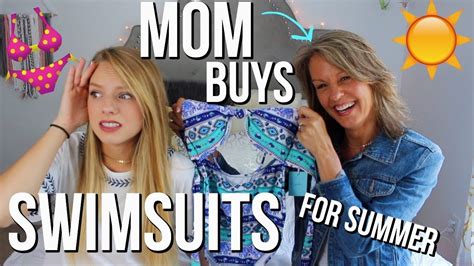 my mom buys my bathing suits for summer cupshe bathing suit haul youtube
