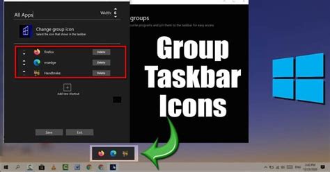 How To Group Taskbar Icons