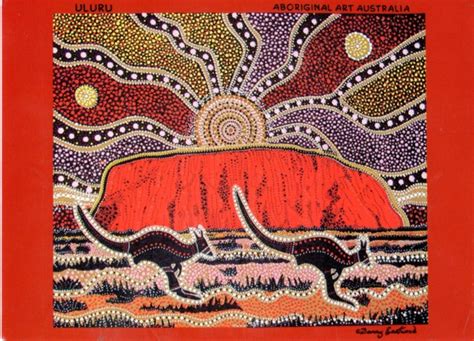 This Painting Of Uluru Is By Famous Aboriginal Artist Dann Flickr