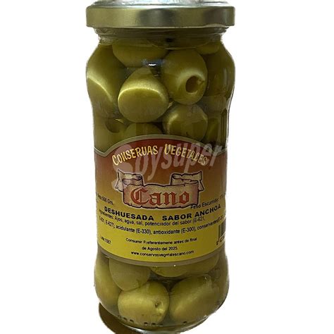 Cano Aceituna Deshuesada Sabor Anchoa Cano G