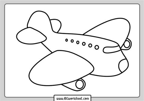 Airplane Coloring Sheets Printable