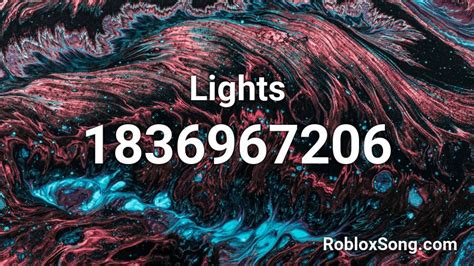 Lights Roblox Id Roblox Music Codes