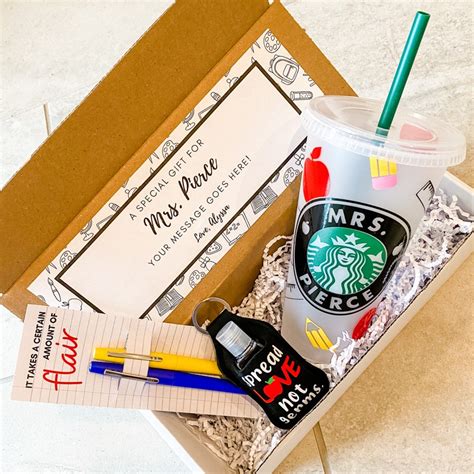 Teacher Gift Box Teacher Appreciation Gift Personalized | Etsy