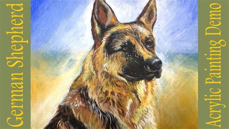 How To Paint A German Shepherd Step By Step Visual Motley