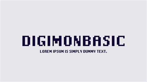 Digimonbasic Font Download Free For Desktop And Webfont