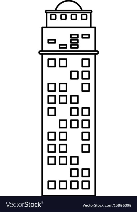 Building Architecture Structure Skyscraper Outline
