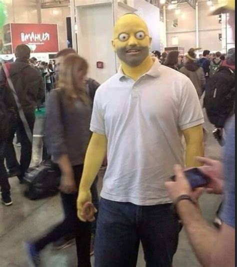 homer creepy cosplay the simpsons know your meme