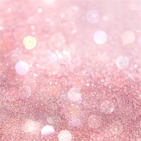 Pink White Glitter Gradient Bokeh Social Ads Vector Premium Image By