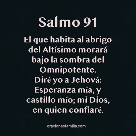 Como Se Debe Rezar El Salmo 91 Ouiluv