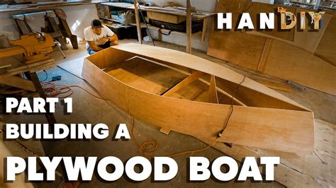 Building A Plywood Boat Part Building The Hull Youtube