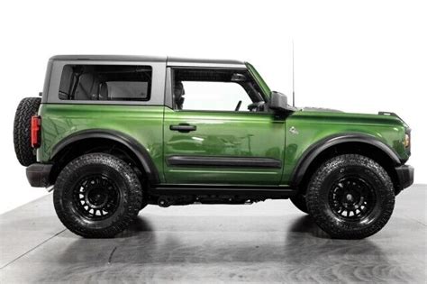 2022 Ford Bronco Eruption Green Metallic With 57 Miles Available Now