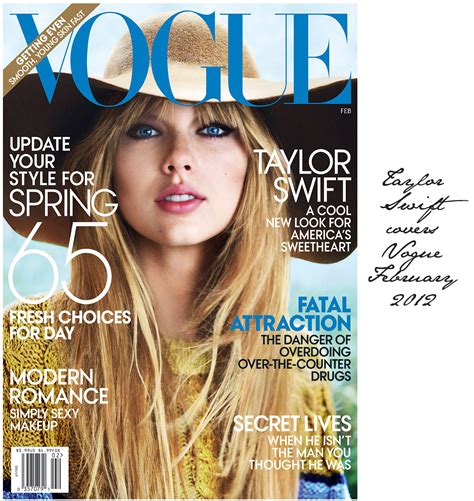 Taylor Swift Covers American Vogue February 2012 Emily Jane Johnston