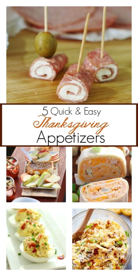 5 Quick And Easy Thanksgiving Appetizer Recipes Love More Live Blessed