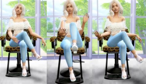 Sims 4 Ccs The Best Seated Pose Override By Lynxsimz