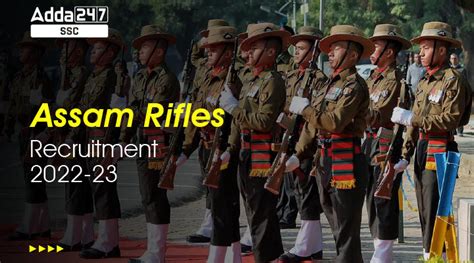 Assam Rifles Recruitment 2022 23 Notification Apply Online Job Carnival