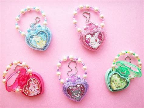 Kawaii Cute Sanrio Jewelpet Toy Jewelry Stone Charm Accessories