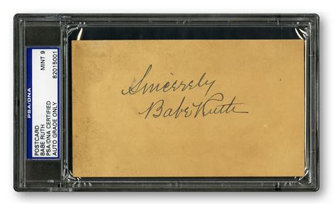 Babe Ruth Autographs And Memorabilia Guide