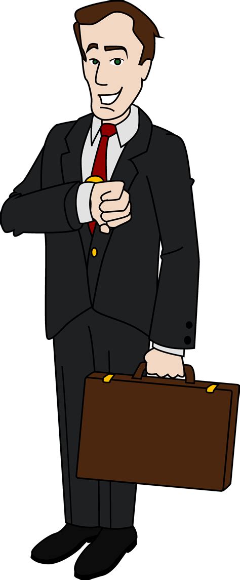 Suit Man Clipart Cartoon