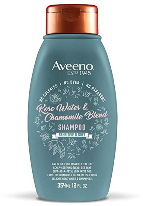 Our customized shampoos and conditioners. 2 Pack - AVEENO Rosewater & Chamomile Blend Shampoo, 12 oz ...