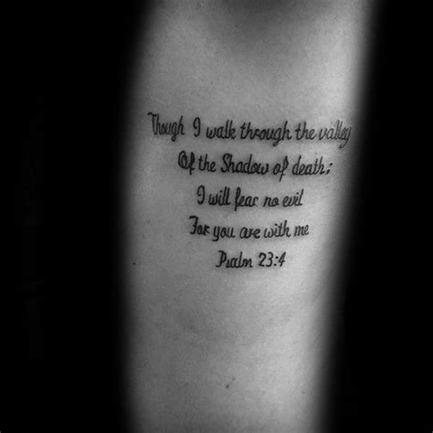 Psalm 23 Tattoo 4 Tattoo Chest Tattoo Bible Quote Tattoos Writing