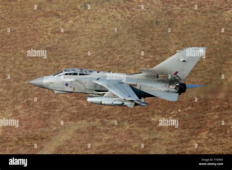 Royal Air Force Panavia Tornado Gr4 Fighter Bomber Aircraft Stock Photo