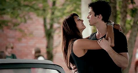 This Public Display Of Affection The Vampire Diaries Damon And Elena