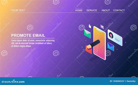 Email Marketing Newsletter Promotion Hand Delivering Letter Mobile