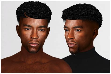Chadwick Bosemans Skin Aka Black Panther And Sim Sims 4 Black