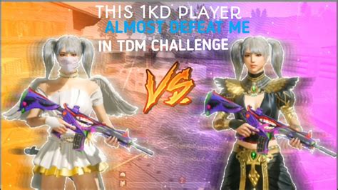 this 1kd player almost defeat me in tdm 1v1 challenge samsung a1 a2 a3 a4 a5 a6 youtube