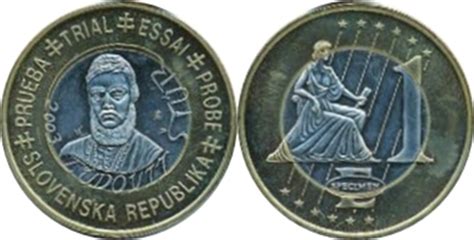 1 Euro Specimen Slovakia Numista