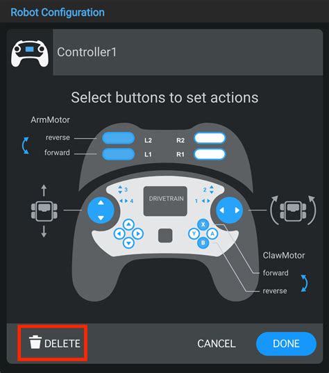 Configuring The V5 Controller In Vexcode Pro V5 Vex Library