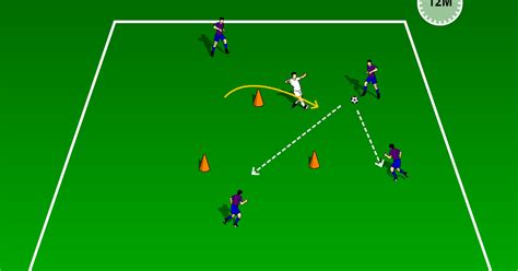U8 Soccer Drills Movement Off The Ball Passing Drill For U6 U8 U10 And U12