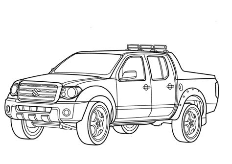 Almost files can be used for commercial. Lifted Truck Coloring Pages at GetColorings.com | Free printable colorings pages to print and color