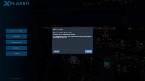 Product Key Disabled X Plane Support