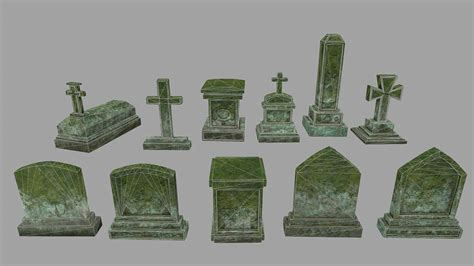tombstone 3d model 19 obj free3d