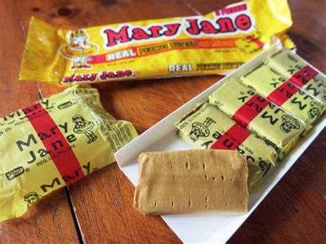 Candy is a confection that features sugar as a principal ingredient. Mary Jane Candy | Favorite Old-Fashioned Candy - New ...