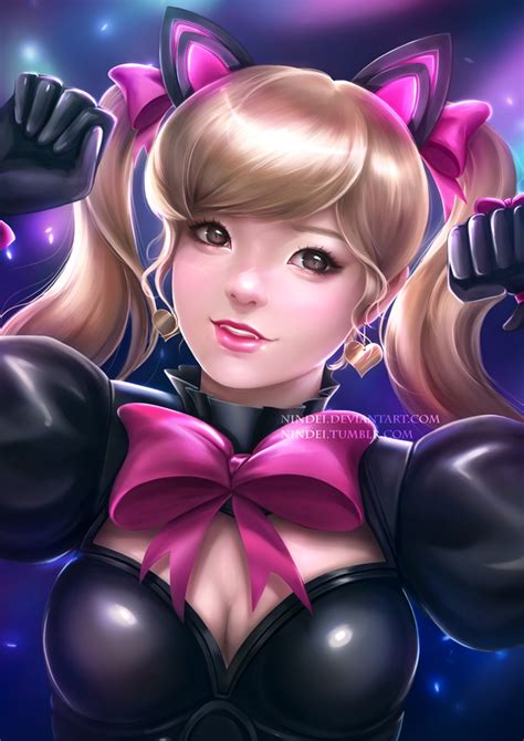 Dva And Black Cat Dva Overwatch And 1 More Drawn By Nindei Danbooru