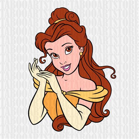 Belle svg Belle clipart Disney Belle princess eps Disney | Etsy