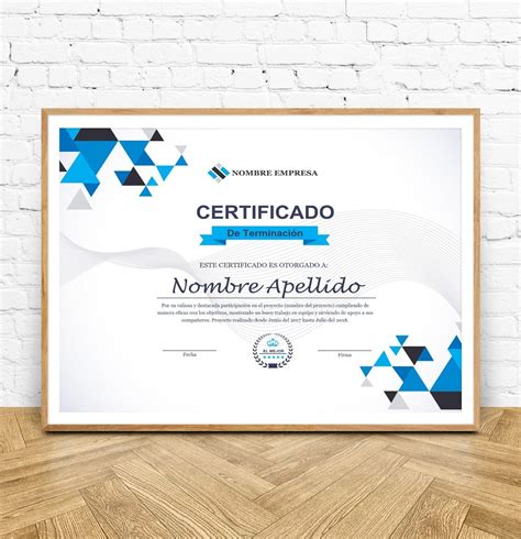 Plantilla Certificado Diploma Word Docx 100 Editable 4900 En