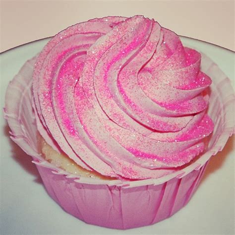 Pink Glitter Cupcake