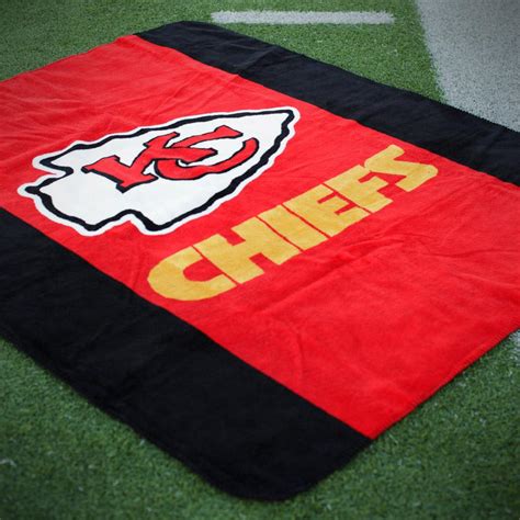 Kansas City Chiefs Nfl Denali Throw Blanket Unique Linens Online