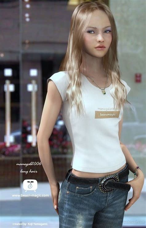 30 Beautiful 3d Girls Character Designs And Models Read Full Article 3d