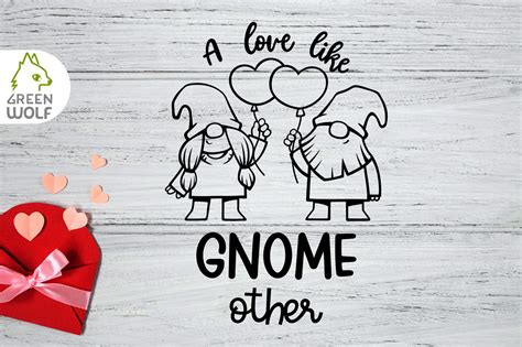 Couple Gnomes Svg Cut File Valentine Gnome Svg Gnome Couple Svg File By