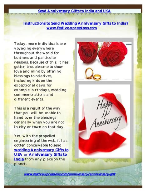 An anniversary is a date when two persons tied their knots and promised each other for spending the entire life with each other. Send Wedding Anniversary Gifts to India