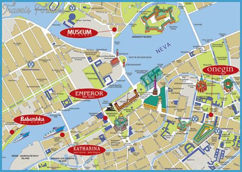 The official tourist map of the city has been prepared by the tourist company saint petersburg at your pace. St Petersburg Map Tourist Attractions - TravelsFinders.Com