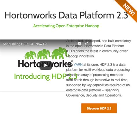 Hortonworks Solution For Hadoop