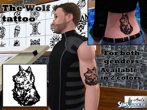 Татуировки для Симс 3 скачать бесплатно татуировки для Sims 3